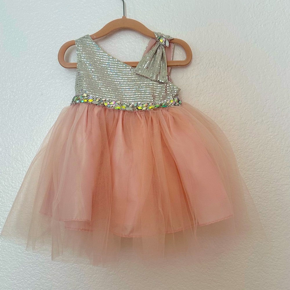 Toddler Girls Formal Pink Dress